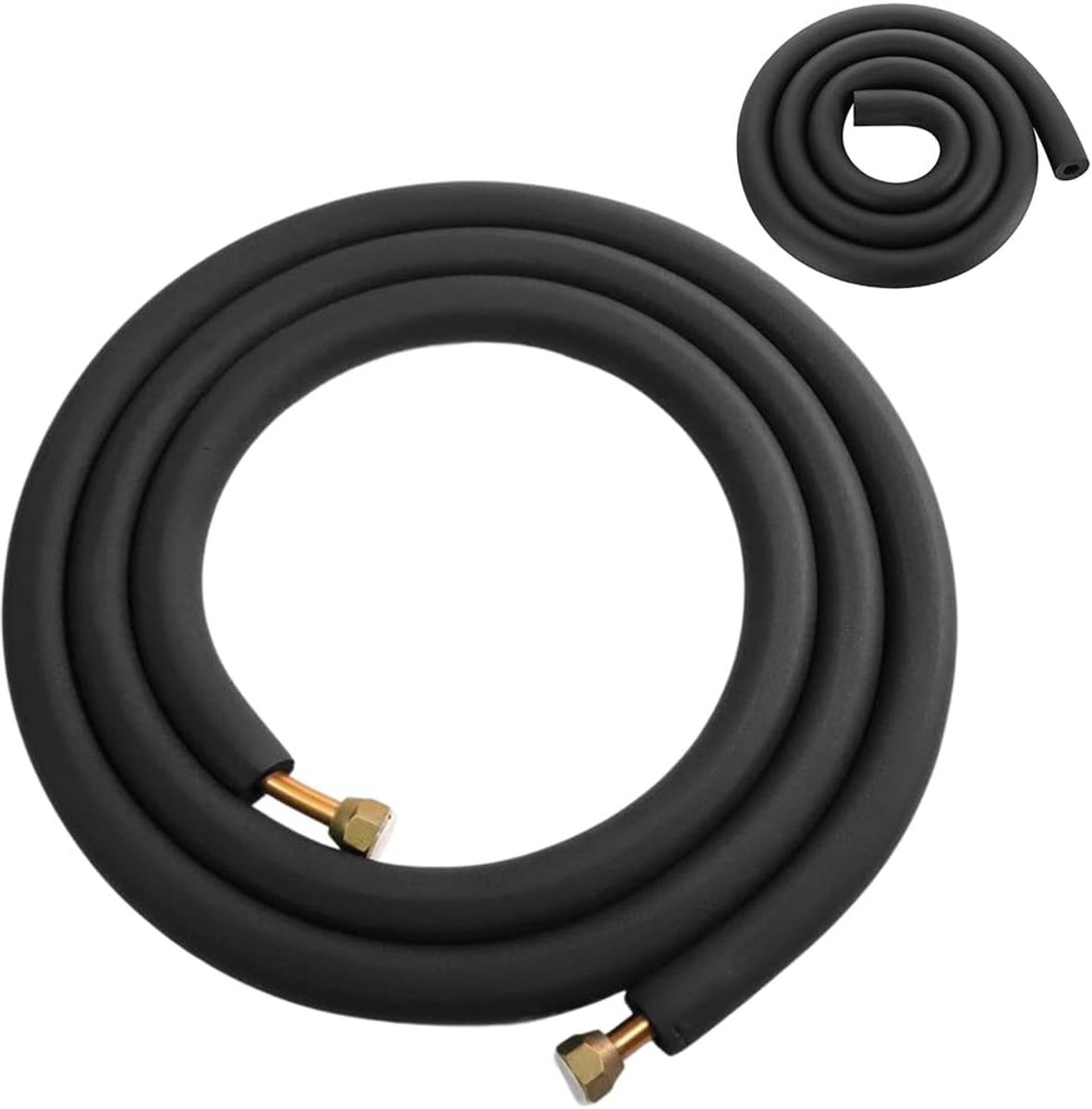 SnelShoppen - Zelfklevende Pijpisolatie - Foam Tube - Isolatie voor Verwarmingsbuizen - 9 mm Dikte - Zwart - Ø 16 mm - Voor Sanitair en Verwarming