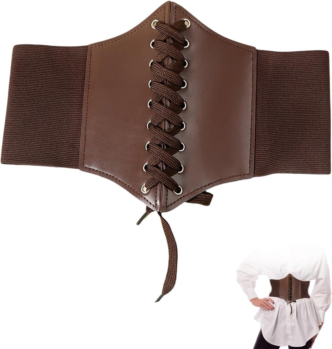 Vintage Corset Tailleband voor Vrouwen, Perfect voor Halloween en Cosplay, Elegant en Verstelbaar