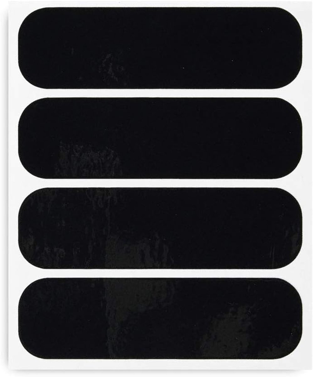 SnelShoppen - Motorcycle Helmet Stickers Set van 4 - Veiligheidsstickers voor Motorhelmen - Voldoet aan Franse Verkeerswetgeving - 8.5 x 2.2 cm - Perf