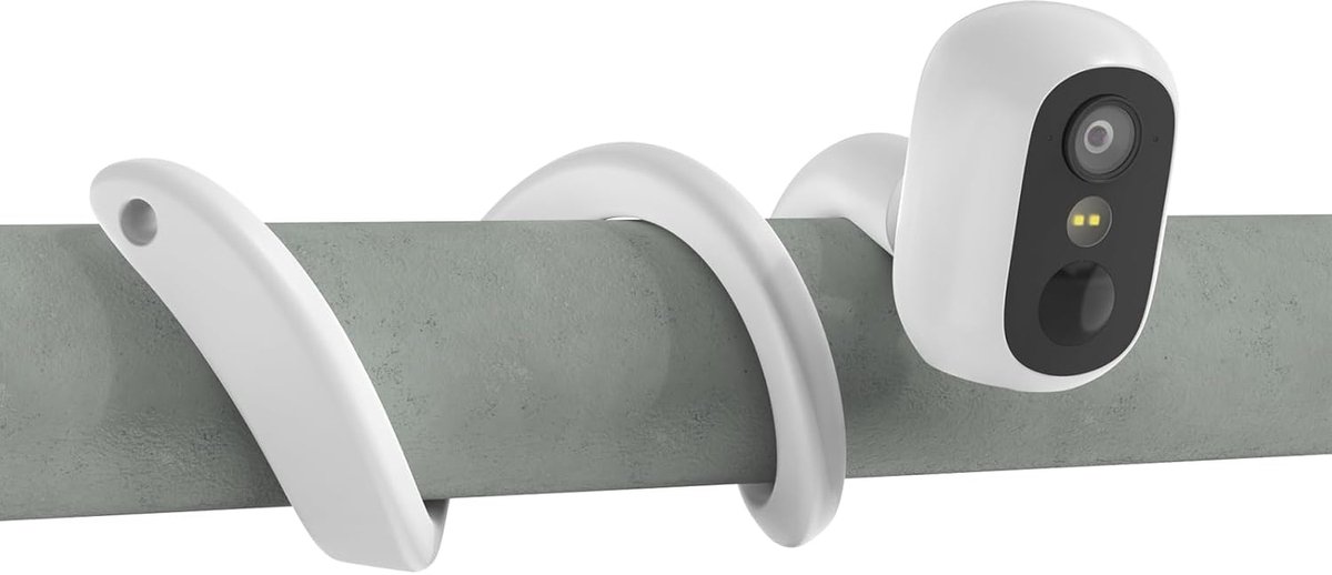 SnelShoppen - Flexibele Camera Bevestiging Voor eufy eufyCam C35 - Makkelijk Te Installeren Zonder Boren - Geschikt Voor Fences, Metaalstangen - Duurz