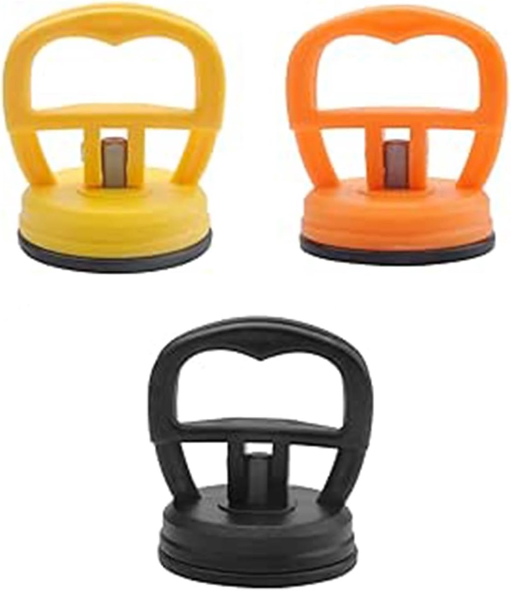 SnelShoppen - 3 Pcs Auto Deuk Suction Cup Heavy Duty Piston Vacuum Suction Rubber Piston Deuk Trekker Auto Reparatie Suction Cups - Praktisch en Ergon