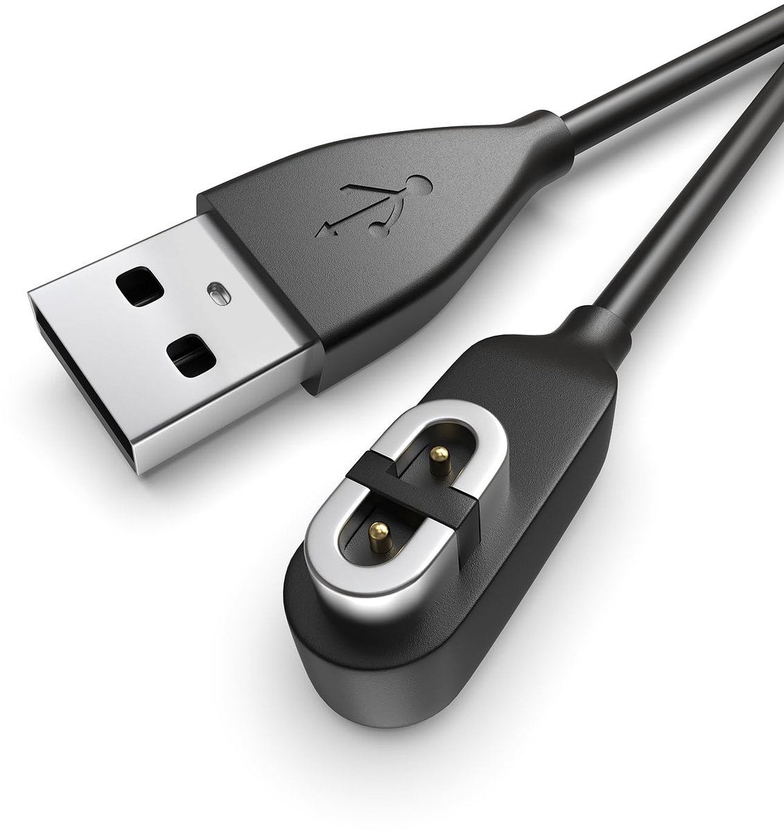 SnelShoppen - 3.3Ft Magnetische Oplaadkabel voor Bluetooth Hoofdtelefoons, USB Lader voor Draadloze Beengeleiding Hoofdtelefoons, Ideaal voor Thuis en