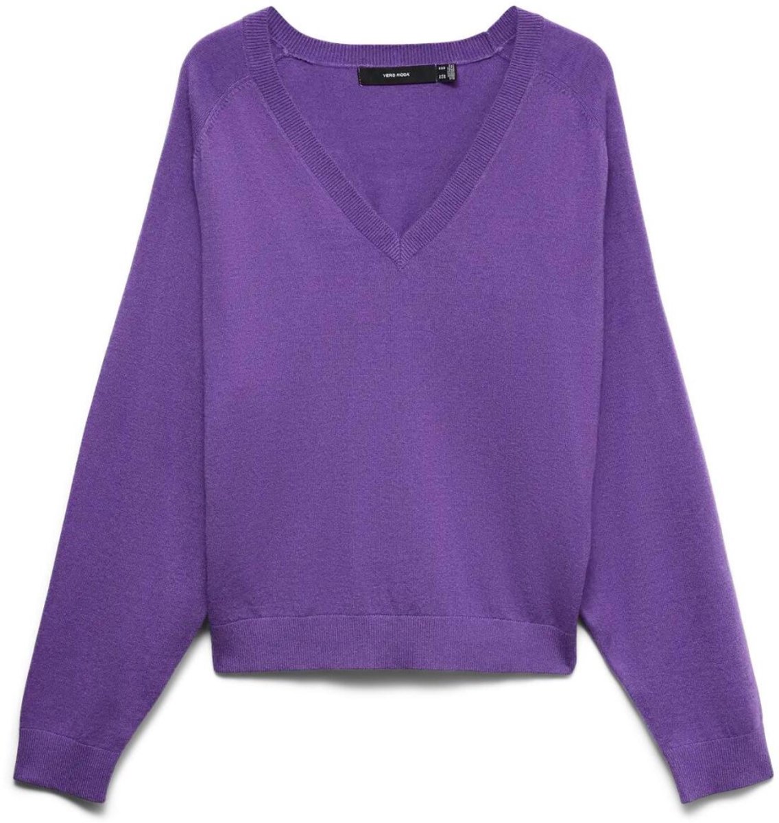 Vero Moda Trui Vmholly Karis Ls V-neck Pullover Bo 10347128 Royal Lilac Dames Maat - M