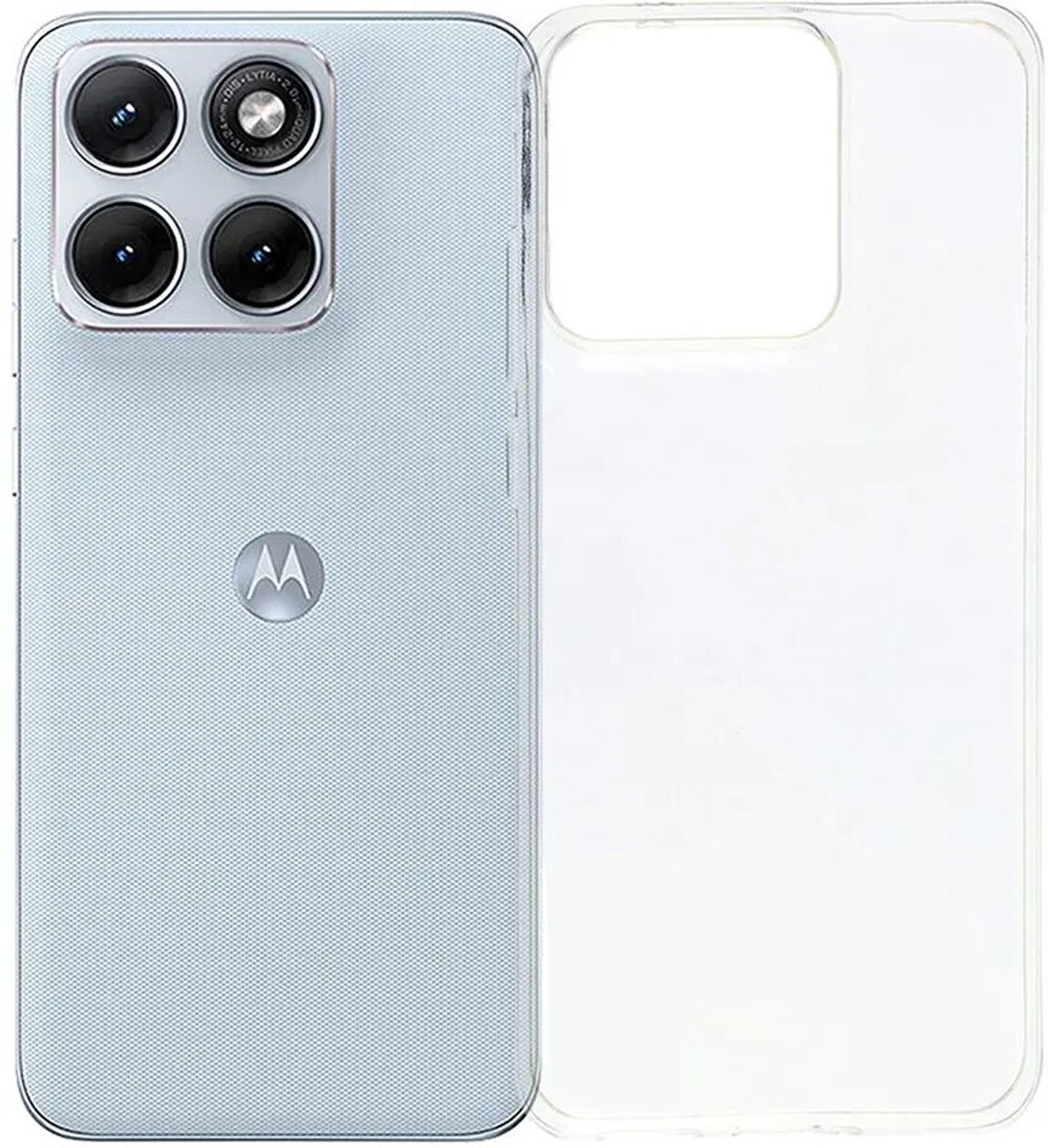 Transparant Dun TPU Hoesje Geschikt voor Motorola Edge 70 Fusion | Back Cover | Lichtgewicht | Ultra Dun | Flexibel | Zacht | Doorzichtig