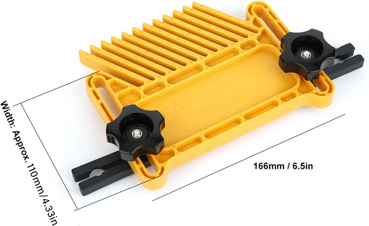 SnelShoppen - Woodworking Spring Board Set - 2 Stuks - Hoogwaardige PP Materiaal - Voor Veilig Houtbewerken - Ideaal voor Zagen en Frezen