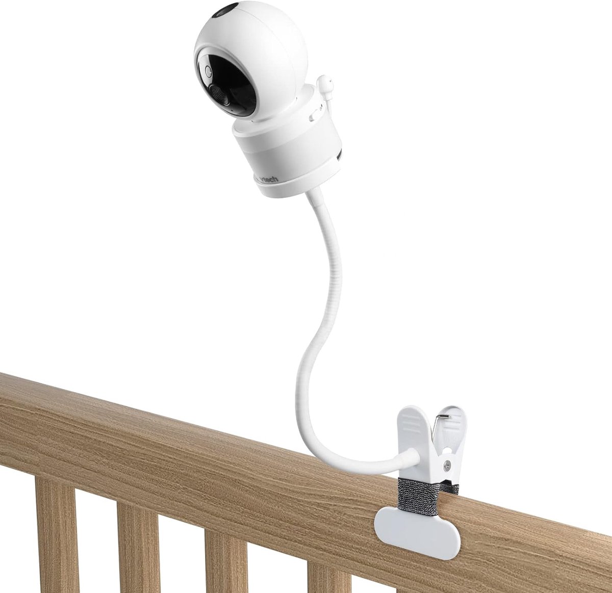 SnelShoppen - Clip Mount voor Baby Monitor Camera, Flexibele Gooseneck Houder, Compatibel met Diverse VTech Modellen, Muurvriendelijk, Eenvoudig te Be
