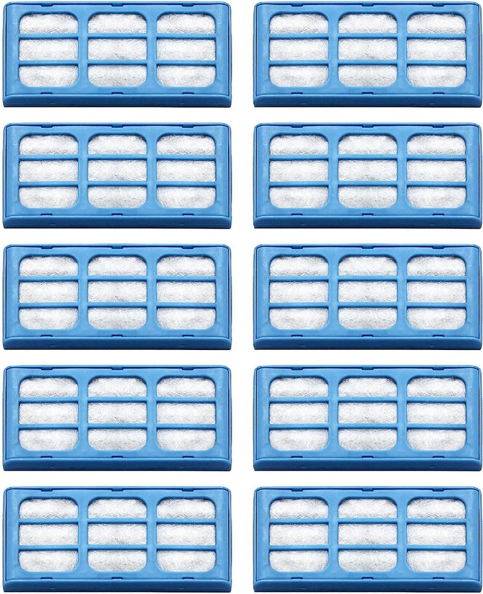 SnelShoppen - 10 Stuks Vervangfilters voor Drinkfonteinen voor Honden en Katten, Actieve Koolstof Filters, Geschikt voor Cat Mate & Dog Mate Drinkwate