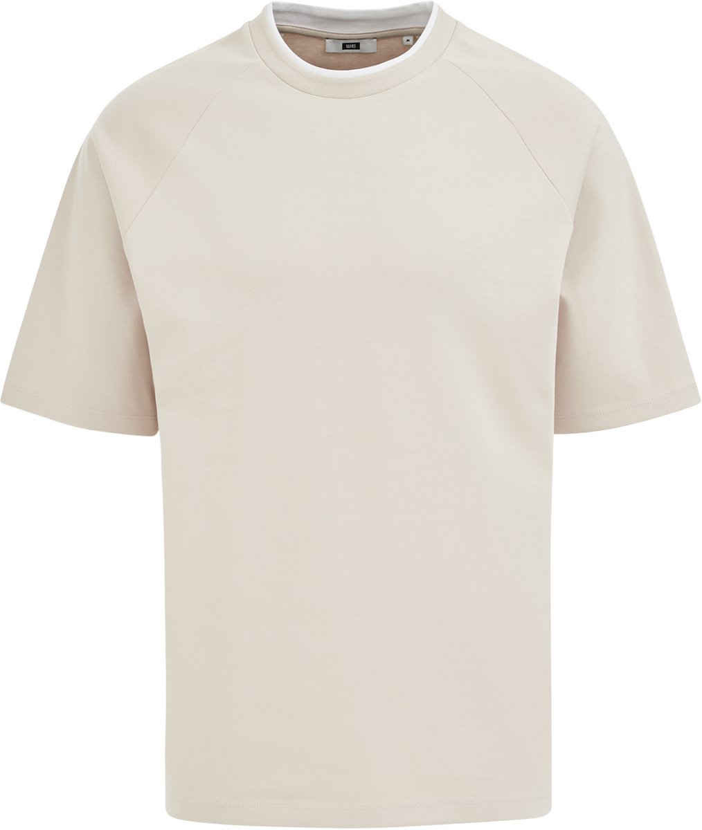 WE Fashion Heren boxy fit T-shirt