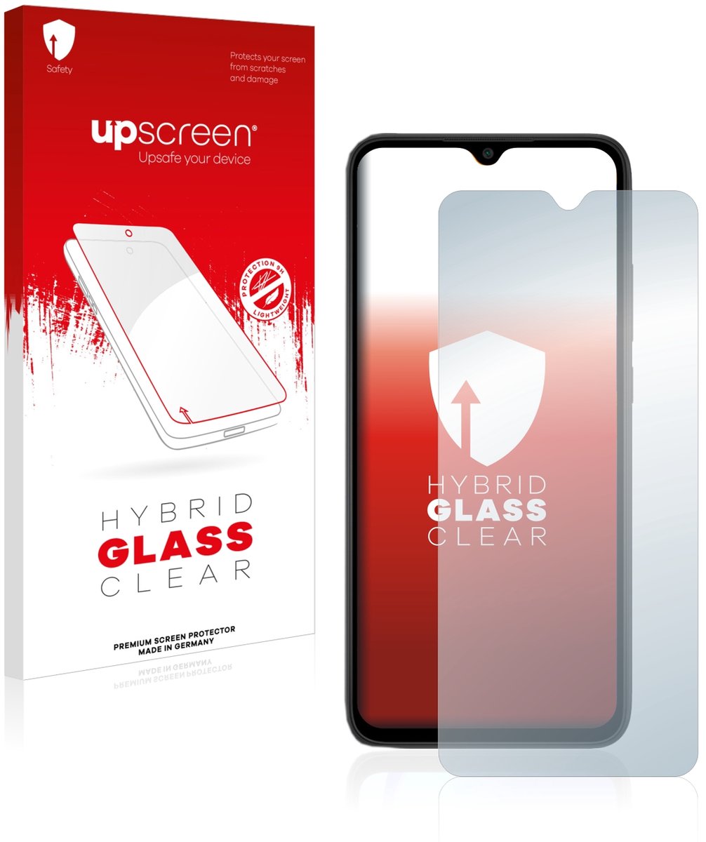 upscreen - Screenprotector voor Xiaomi Redmi 9C NFC - Folie Beschermfolie Beschermglas transparant