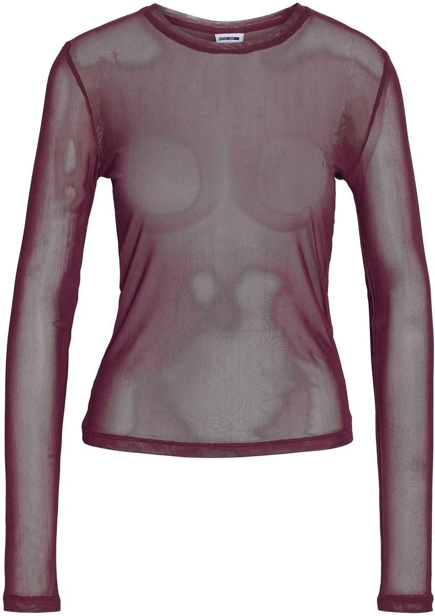 Noisy May Top Lange mouwen mesh