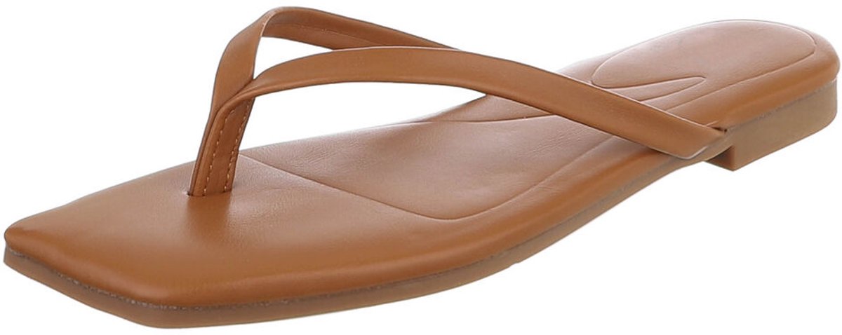 Teenslippers - Slanke bandjes - Dames Mt:37