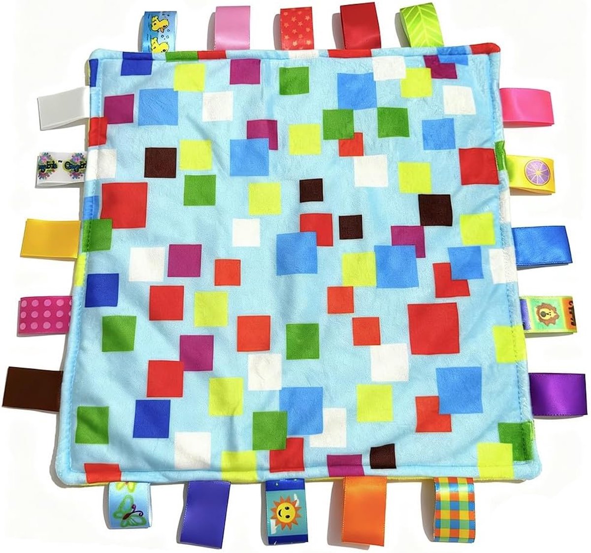 SnelShoppen - Zachte Baby Cuddly Blanket voor Meisjes | Koraalfleece | 30x30 cm | Perfect als Cadeau | Comfortabele Speel- en Rustdoek