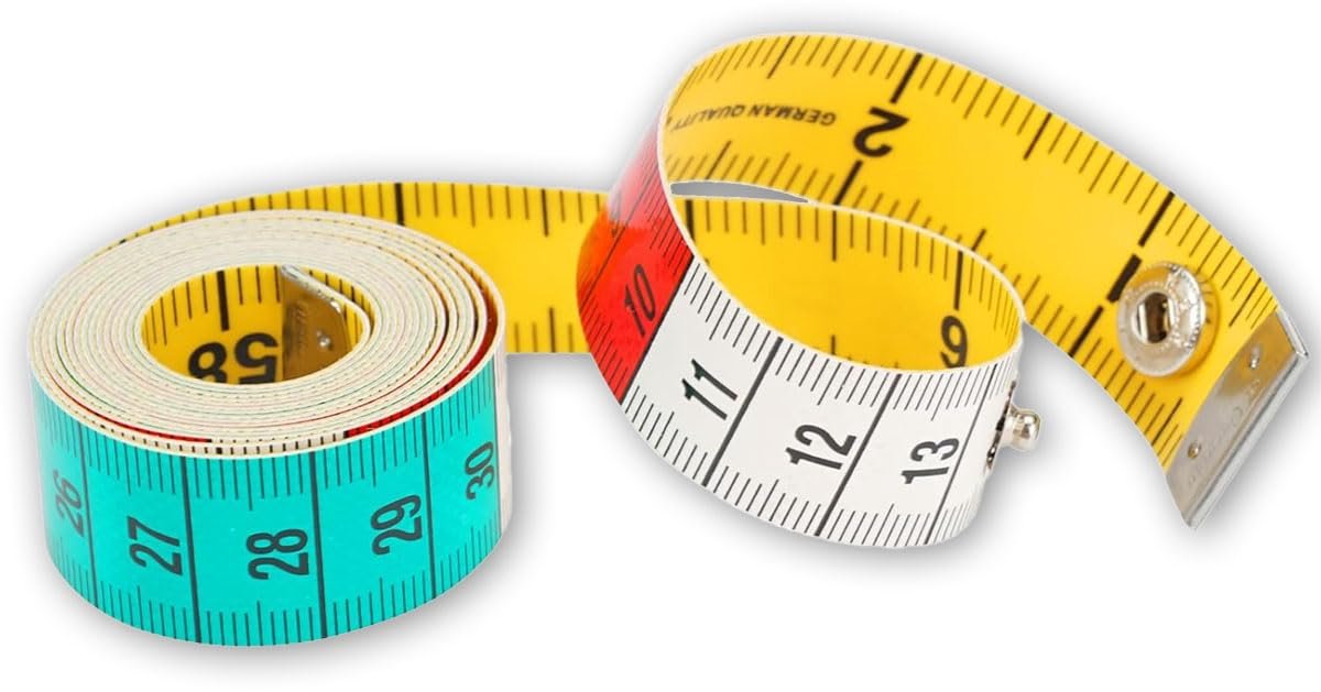 SnelShoppen - Tailor Meetlint Kleurig Cm Inch Flexibel Voor Lichaamsmaten Stof Naaien - 150cm 1 Stuk