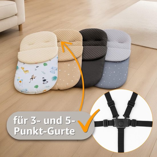 Thijox - Voetenzak Kinderwagen en Buggy voor de Winter 90x45 cm - Warme Inleg Omslagdeken Baby Accessoire Minky Oeko-Tex Certificaat Galaxy - Ideaal v — afbeelding 5