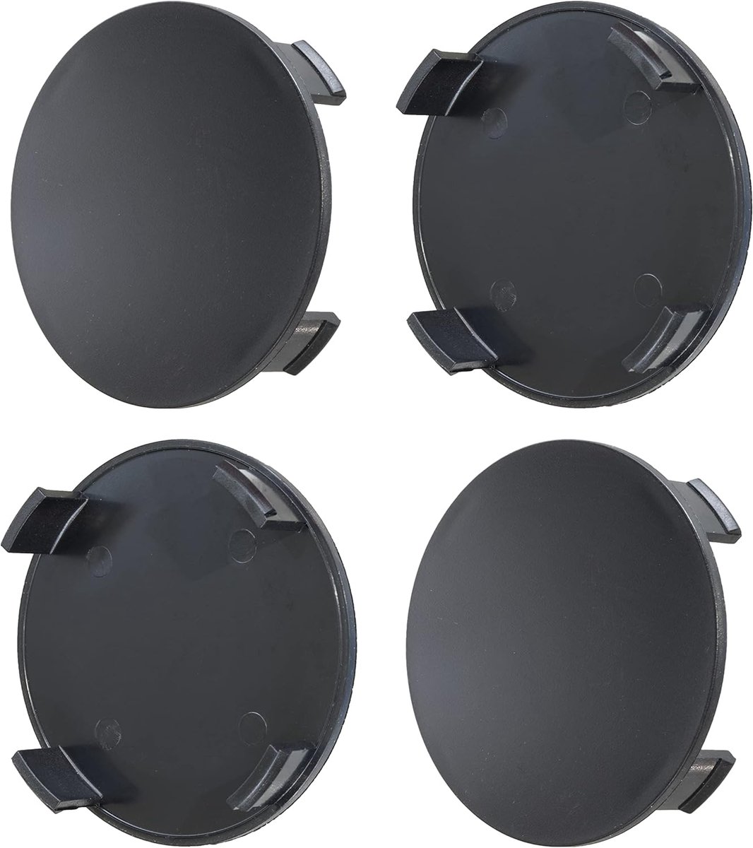 SnelShoppen - 4 Stuks 75mm Hub Caps - Rims met 72mm Binnen Diameter - Ideaal voor Auto, Motor en Fiets - Stijlvolle Velgcover voor Bescherming