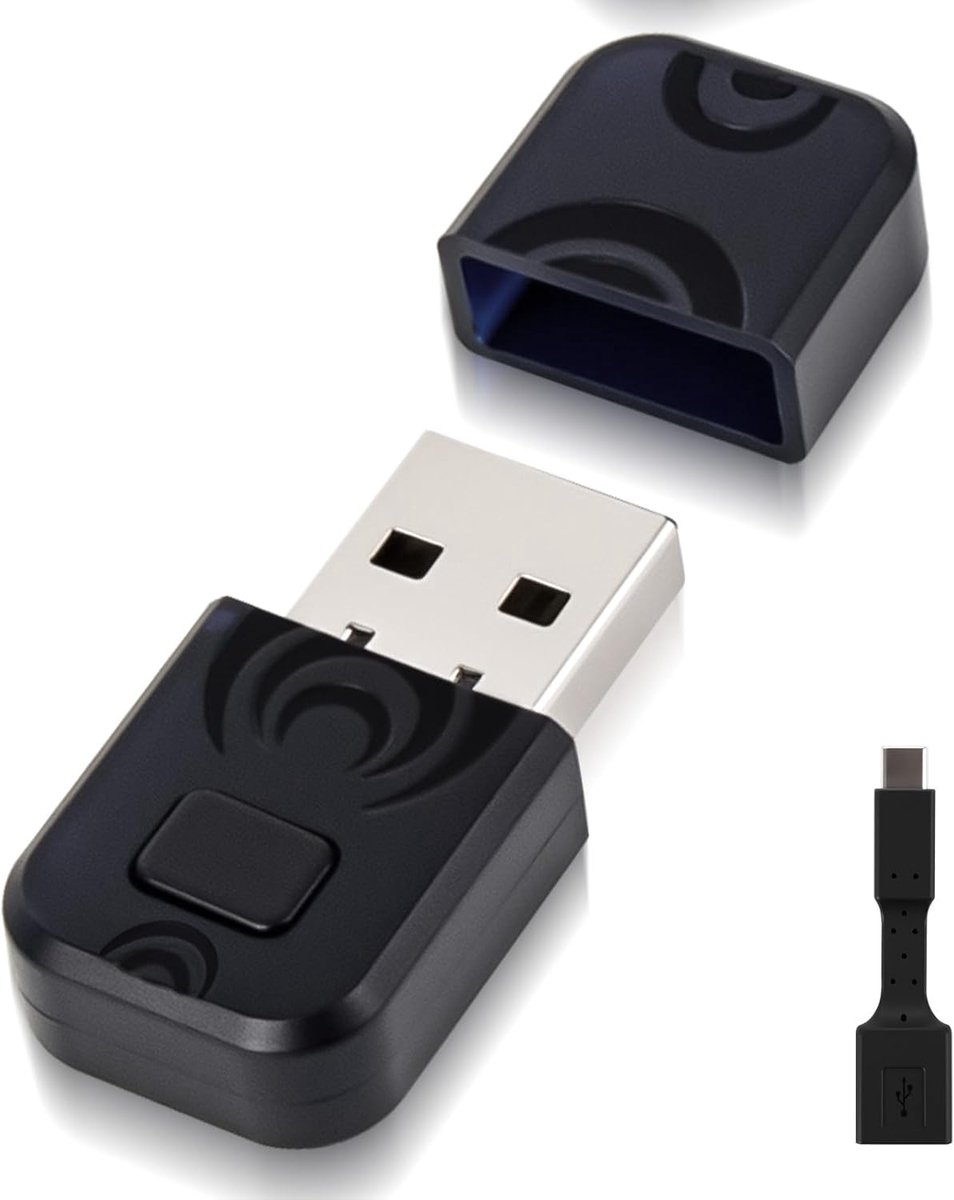 SnelShoppen - USB Audio Adapter Dongle voor PC, PS4, PS5, Switch - Bluetooth 5.3, Lage Latentie, Plug and Play voor Windows/MacOS - Ideaal voor Gaming