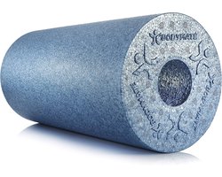 SnelShoppen - BODYMATE Fascia Roller Medium Hard 30 cm - Professionele Foam Roller met Gratis E-book voor Spieren en Ontspanning - Ideaal voor Thuis e