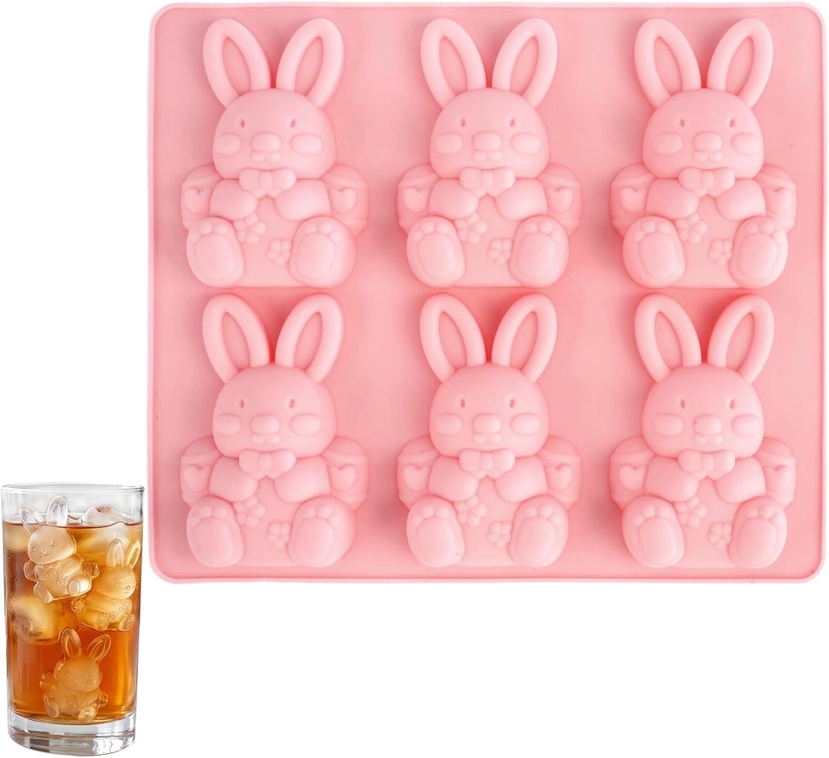 SnelShoppen - 3D Leuke Hoogland Koe Siliconen IJsblokjesvorm - Grappige Mini-IJsblokjes voor Cocktails en Dranken - BPA-vrij en Duurzaam - Perfect Cad