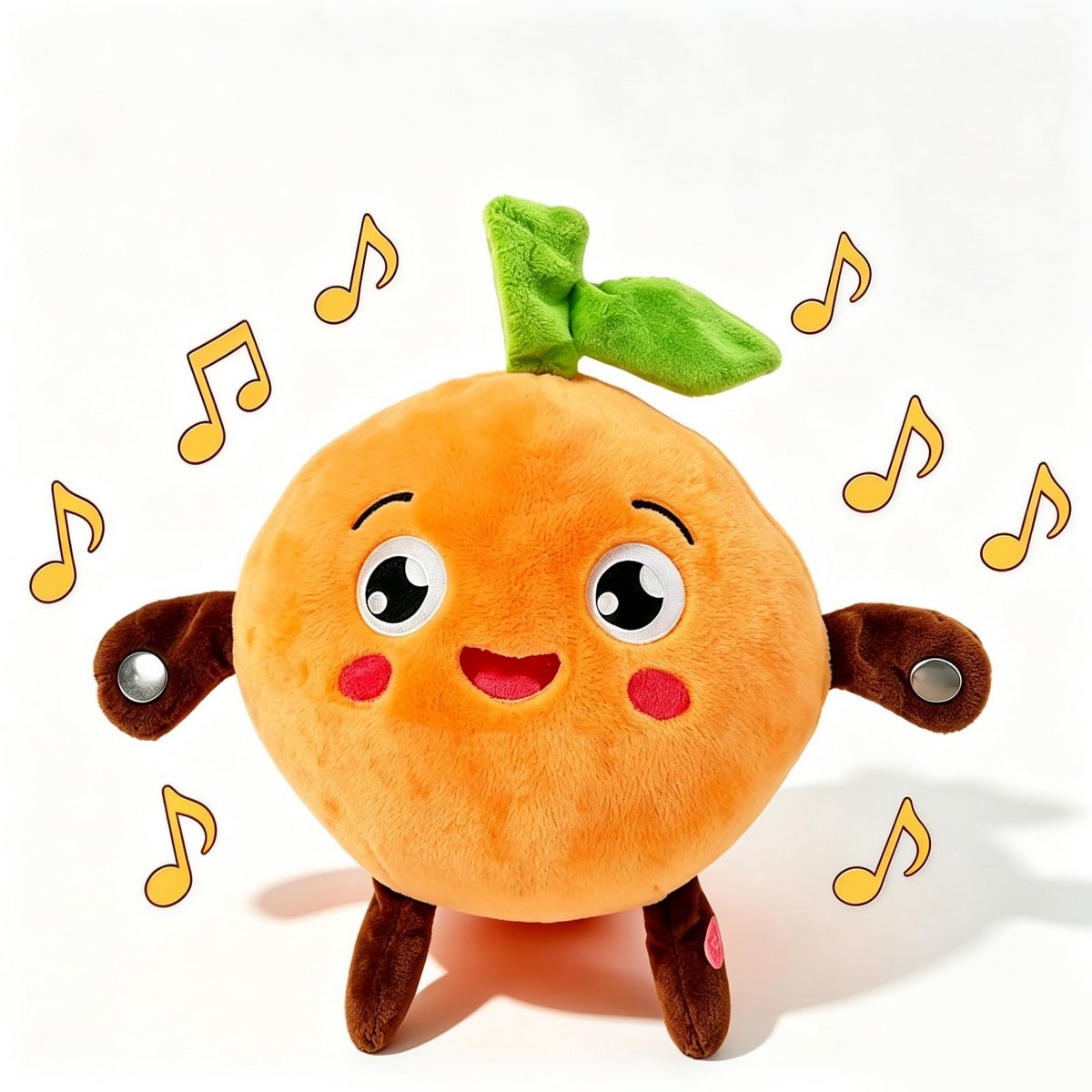 Baby Muzikaal Sensorisch Speelgoed - Interactief Muzikaal Pluchen Speelgoed met Geluiden - Sensorisch Activiteiten Leren Educatief Kinderspeelgoed - Leuk Cadeau voor Kerst en Verjaardag - Geschikt voor Multiplayer Interactie (Gele Banaan) 2 Spelmodi