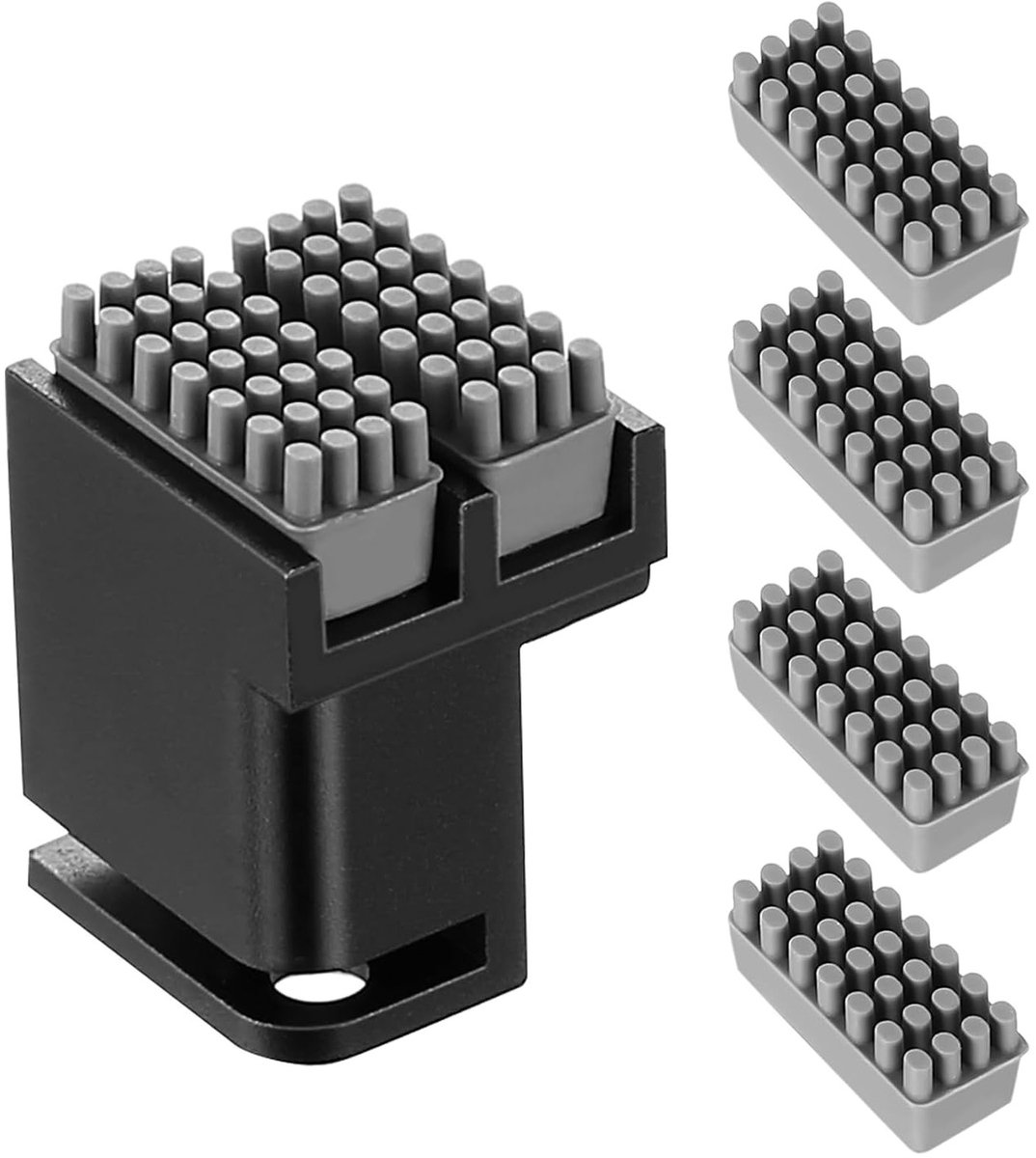 Panda Brush XP met 4 Siliconen Mondstukken voor 3D Printer Accessoires en Reinigingstools, Ideaal voor Bamboo Lab P1S/P1P/X1C/X1E, Verbeter je 3D Printresultaten