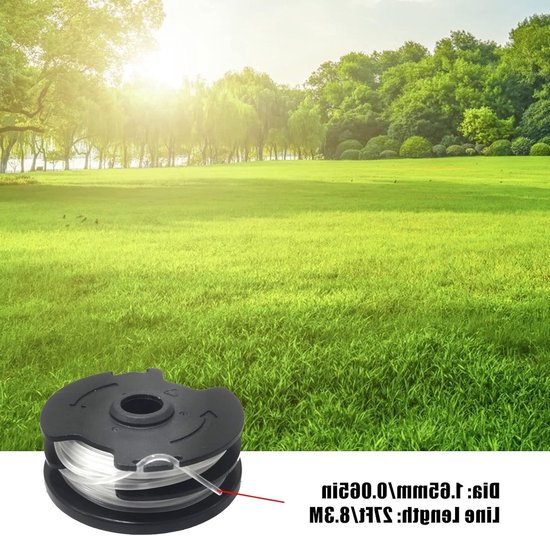 Vervangingsspoel voor Grastrimmer, Automatische Voeding, Geschikt voor Parkside Cordless Grastrimmer, 6 Stuks, Ideaal voor Tuinonderhoud en Grasmaaien — afbeelding 3