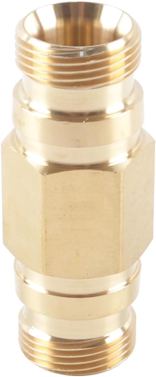 SnelShoppen - M22x1.5 naar TR22 Hoge Druk Adapter - Messing Connector voor Hogedrukspuiten - Universele Slangconnector - Duurzaam en Corrosiebestendig