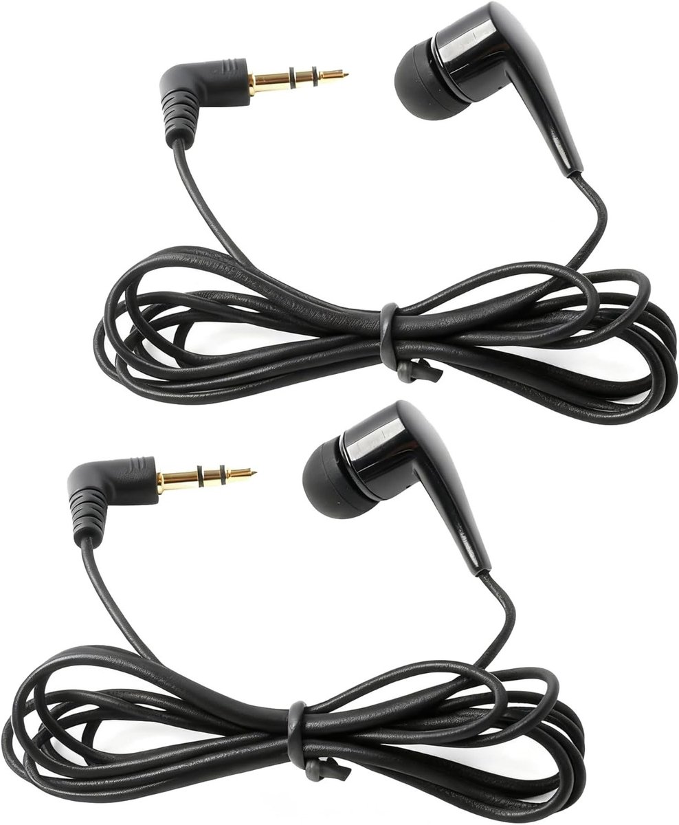 Mono In-Ear Hoofdtelefoon met 3.5mm Plug voor iPhone, Android, MP3 Spelers en Laptops - Ideaal voor Toeristen en Eenzijdig Luisteren