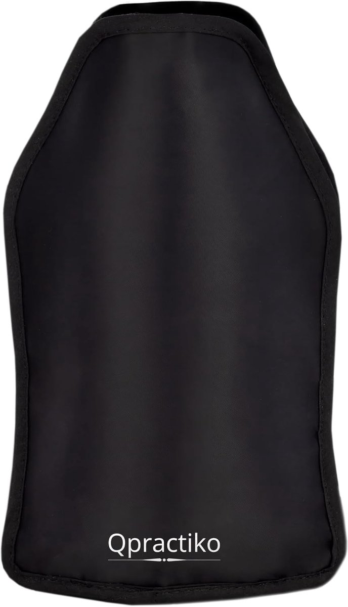 SnelShoppen - Wine Cooler Zwart Nylon Koel Gel Technologie | Herbruikbaar, Lichtgewicht, Voor Wijn en Champagne, Zonder IJs, Flexibel, Perfect voor Fe