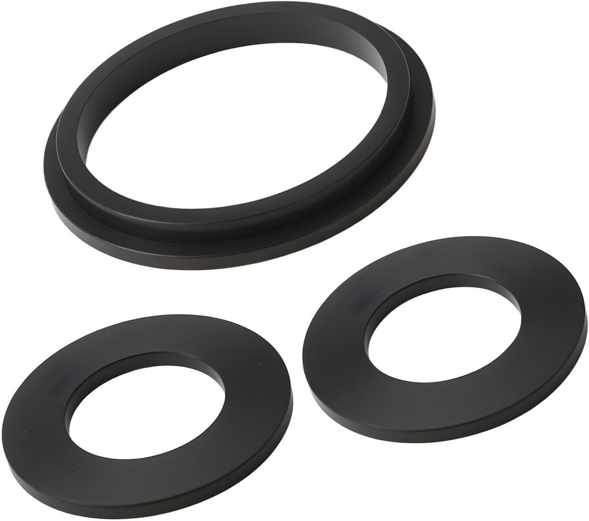 SnelShoppen - Set van 3 Intex Spa en Opblaasbare Rubber Seals, 2 B/C Seals en 1 A Seal in Siliconenrubber voor Lay-Z-Spa Airjet Filterpomp, Vervanging