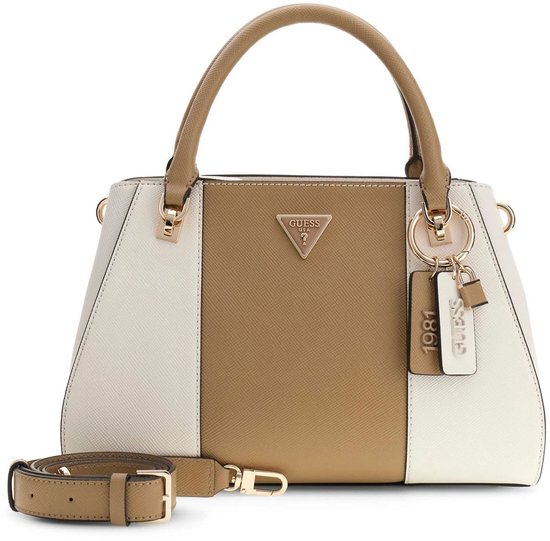 GUESS handtas Noelle II Luxury Cream White / Beige