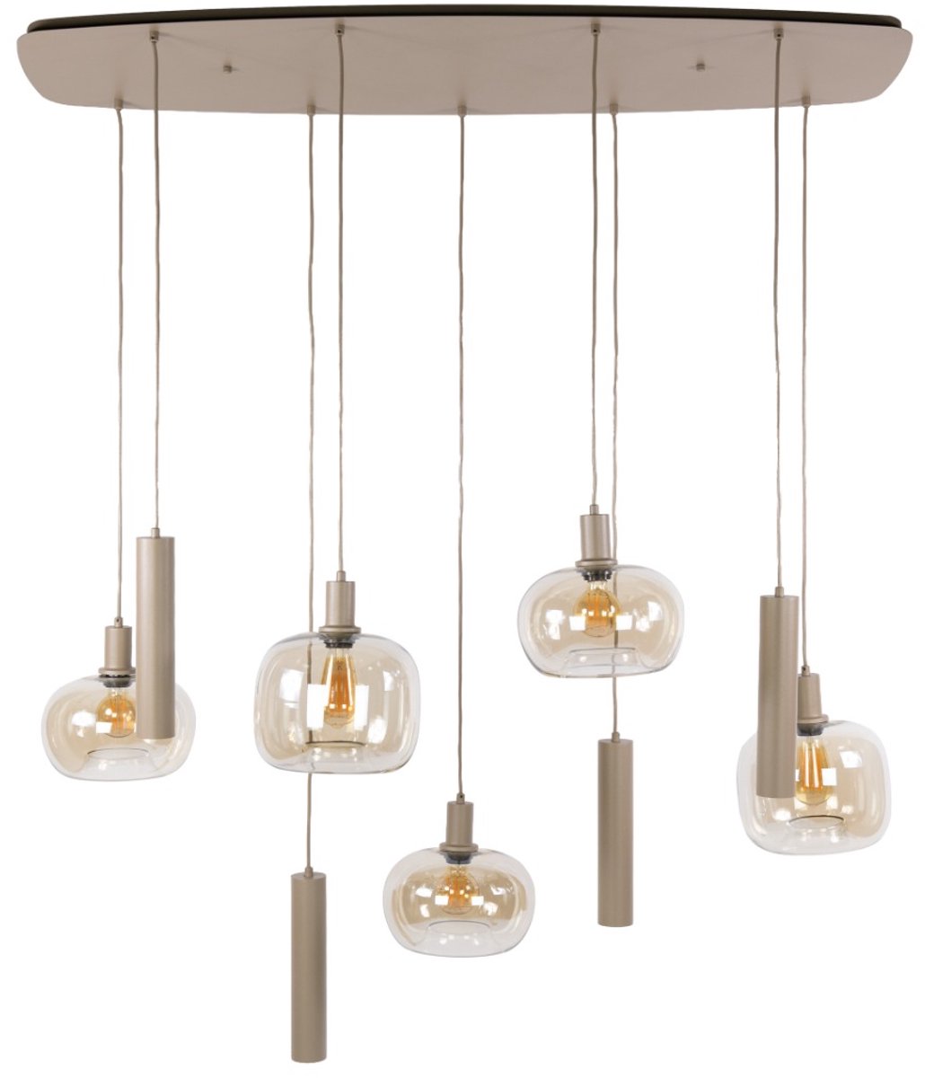 AnLi Style Hanglamp Serene 5+4L Beige