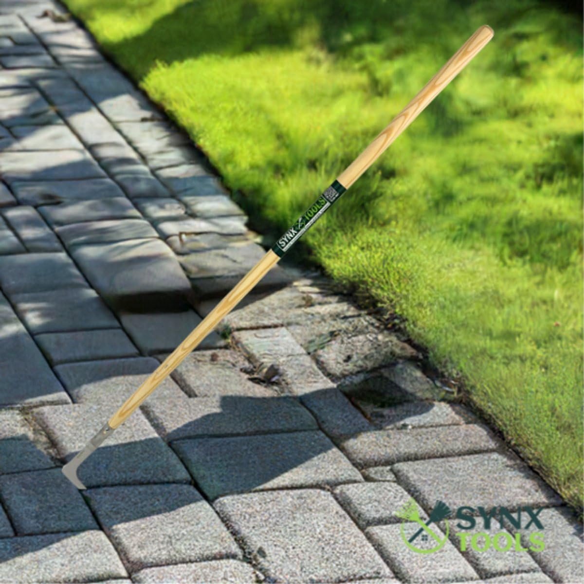 SnelShoppen - Joint Knife Weed Scraper RVS - Onkruidborstel - Onkruidmes - Efficiënte Onkruidverwijderaar met 110cm Houten Handvat