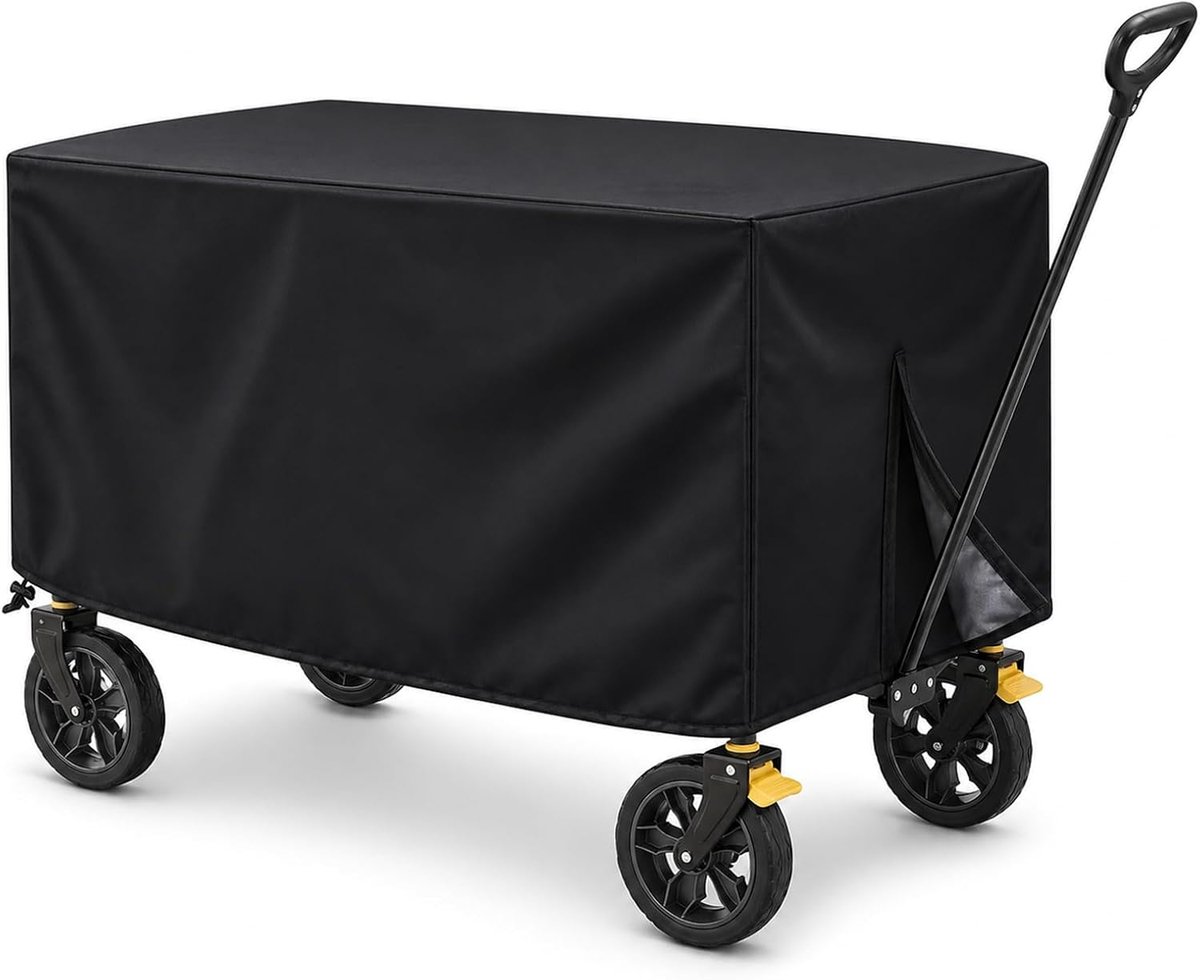SnelShoppen - Handcart Cover 137x56x61cm - Waterdichte Tuinwagenhoes van 420D Oxford Stof - Beschermhoes voor Camping en Buitengebruik - Stofdicht en