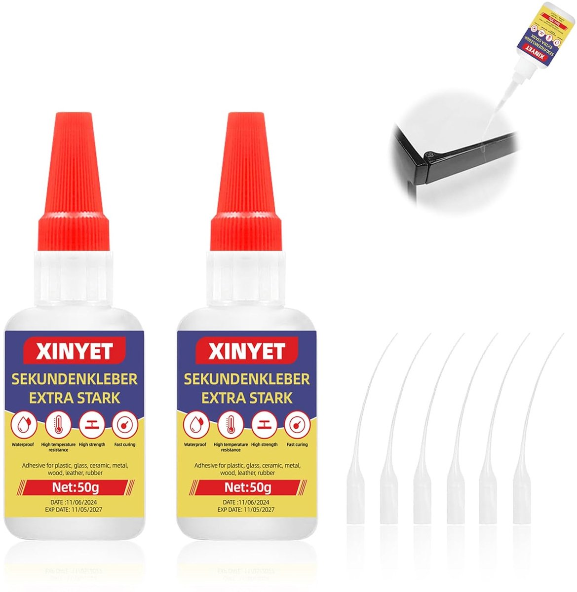 SnelShoppen - 100g Plastic Lijm - Extra Sterke Superlijm voor Kunststof - Watervast en Hittebestendig - Ideaal voor Reparaties en Klussen met Plastic