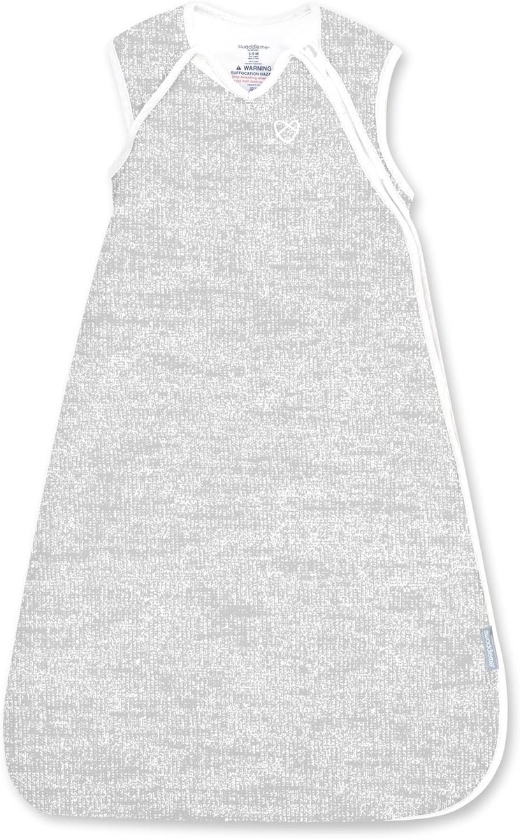 SnelShoppen - Baby Slaapzak 3-18 Maanden, 6.3 - 11 kg, 2.5 Tog, Grijs Melange, Veilig en Comfortabel voor Kinderen