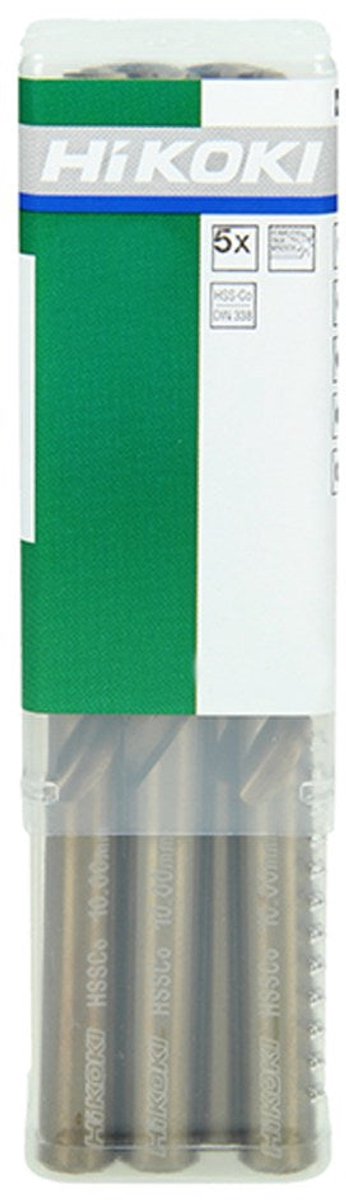 Spiraalboor Hss-Co Din 338 D. 9,8 Mm (5 Stuks)