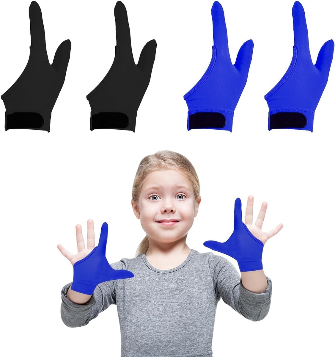 Effectieve Beschermende Handschoenen voor Kinderen om Duimzuigen en Vingerbijten te Stoppen - 4 Stuks voor Leeftijd 5-13 Jaar