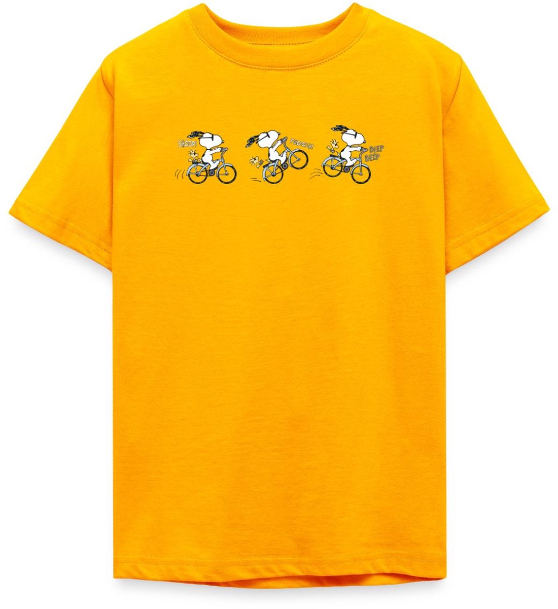 Peanuts Snoopy Fiets T-Shirt Tiener
