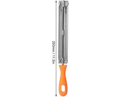 Kettingzaagslijper - Zaagbladenslijper Vijl - Kettingzagen Onderhouden - Ergonomische Kunststof Handgreep - 30 x 3 x 3 cm - Zwart — afbeelding 2