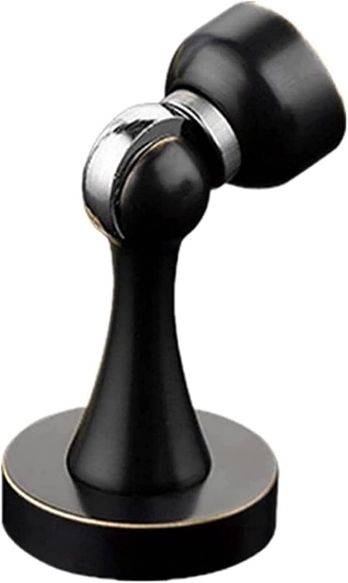Magnetische Deurstopper - Deurhouder Deurvanger - Wand Beschermen - Onzichtbare Schroefbevestiging - 1 stuk - Zwart Brons
