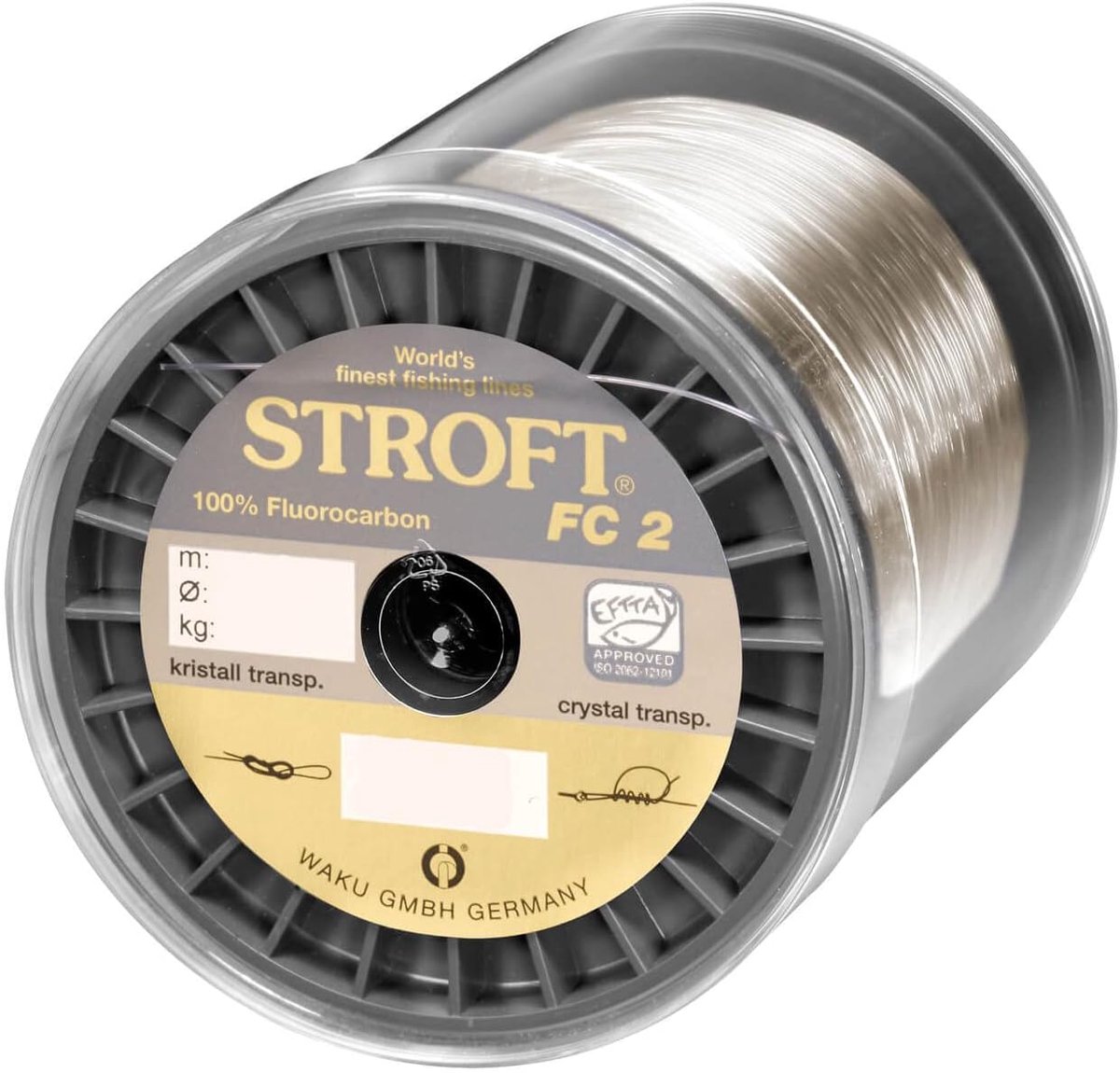 Vislijn Fluorkoolstof - Fluorocarbon Lijn - Vissen Hengelsport - Hoge Breukbelasting - 1000 m - transparant