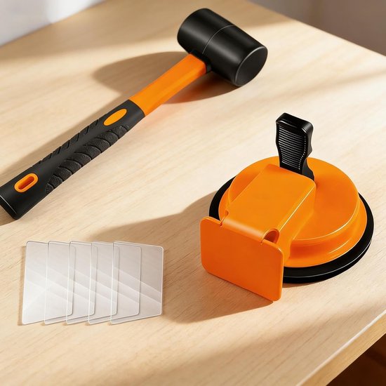 Vloer Reparatieset - Hout reparatie - Vloeren herstellen - Zelfklevende pads - 12.2 x 13.5 cm - Niet gespecificeerd — afbeelding 4