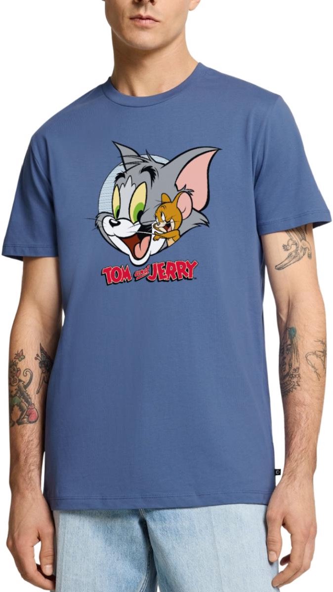 Tom En Jerry Knuffelig Premium T Shirt Heren