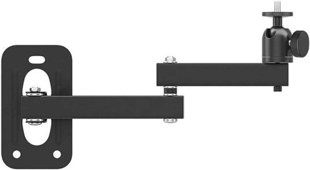 Projector Beugel - Muurbeugel Plafondbeugel - Projector Ophangen - Verstelbare Arm - 35 cm - Zwart