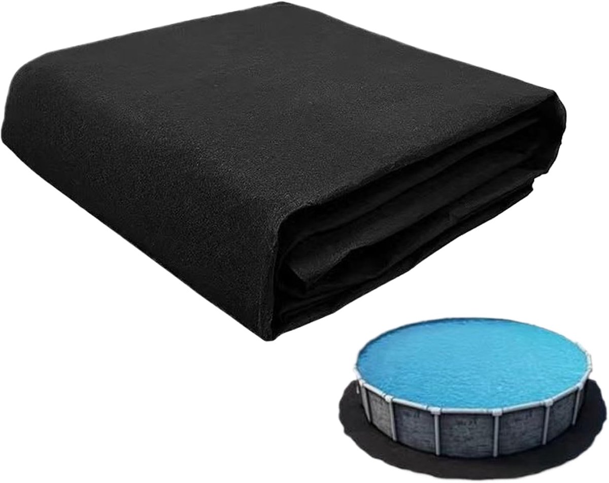Zwembad Grondzeil – Onderzeil Zwembad Mat – Zwembad Beschermen – Antislip Waterdicht – 200-460 cm Rond – Meerkleurig