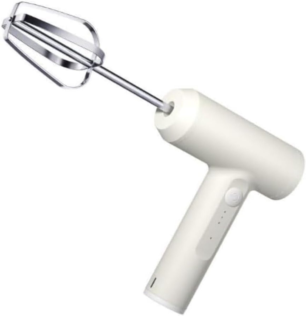 Elektrische Mixer - Handmixer Keuken - Beslag Maken - 3 Snelheden Instelbaar - Lange Kop - Wit