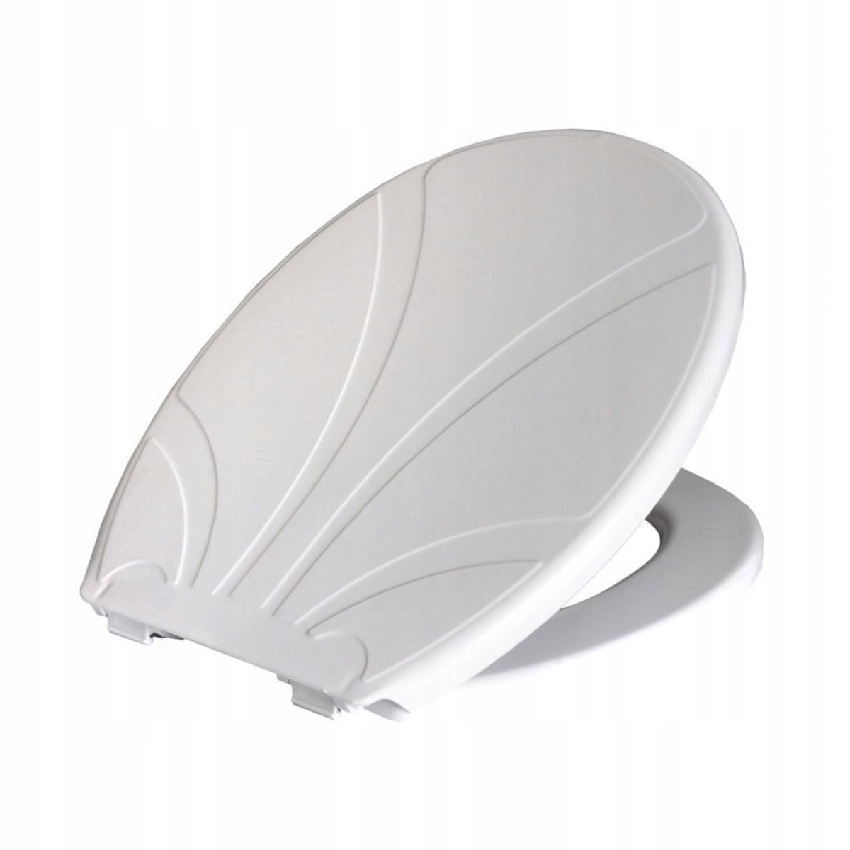 Bisk Lotos 80102 Toiletzitting - Duurzaam Polypropyleen, Wit