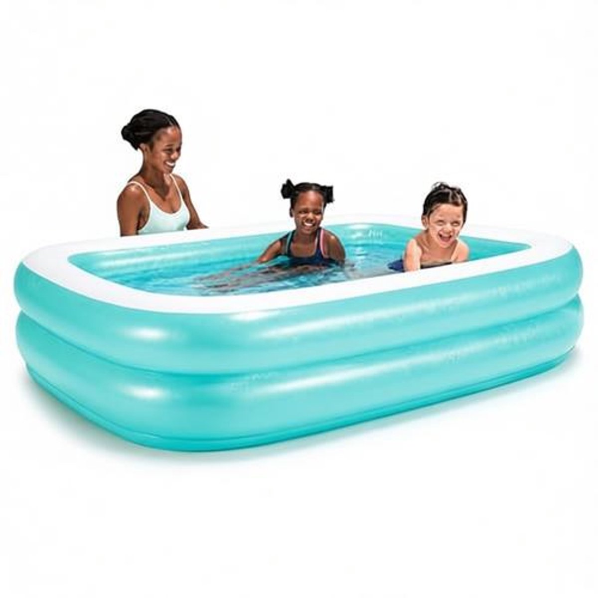 Opblaasbaar Familiezwembad 201x150x51 cm - 450 Liter - Groen