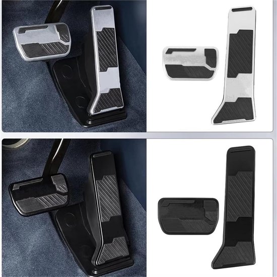 Autopedaalhoezen - Pedaal Covers - Verbeter Rijervaring - Antislip Oppervlak - Voor Zeekr 7X - Zwart — afbeelding 2