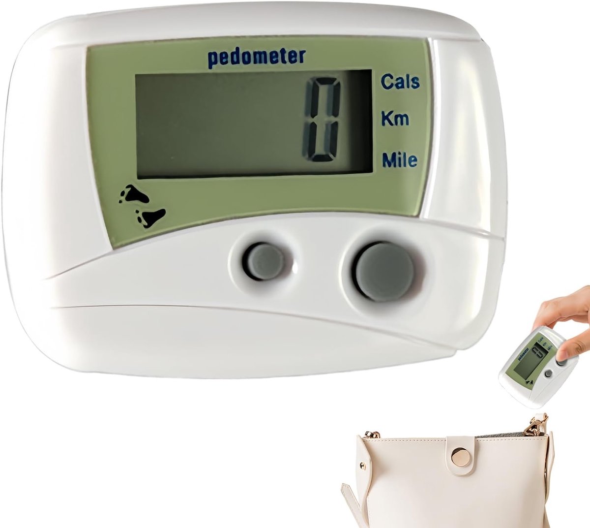 Slimme Stappenteller - Wandeltracker Digitale meter - Fitness Activiteiten Meten - Geavanceerde Nauwkeurige Sensoren